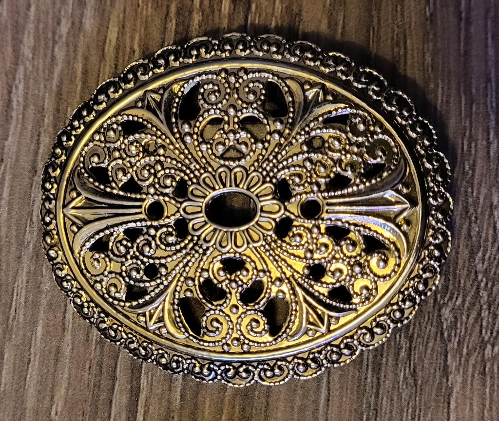 Vintage Broche, Bijoux, Sacs & Beauté, Broches, Enlèvement, Utilisé, 4 à 7 cm, Or