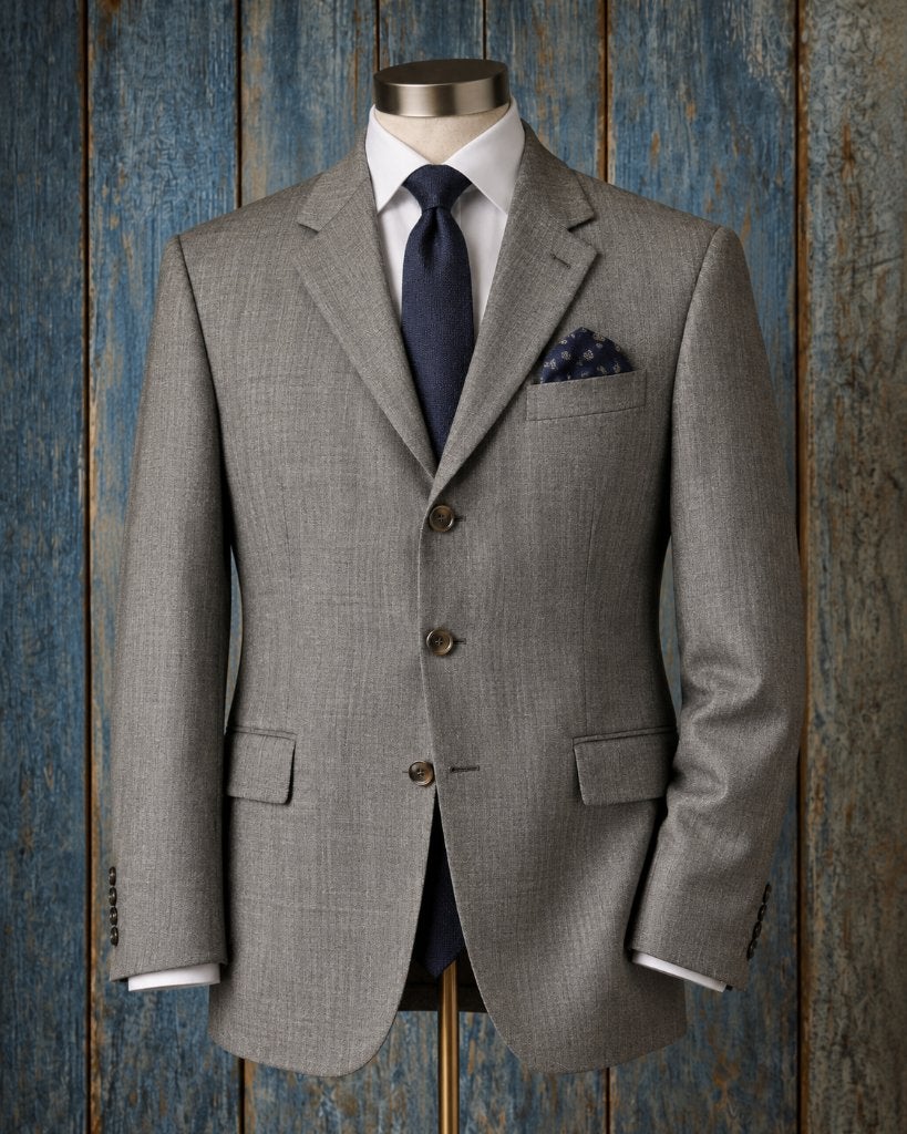Blazer Sorano taille 54 Vital Barberis Canonico Super 110's, Gris, Enlèvement ou Envoi, Vital Barberis Canonico, Taille 52/54 (L)