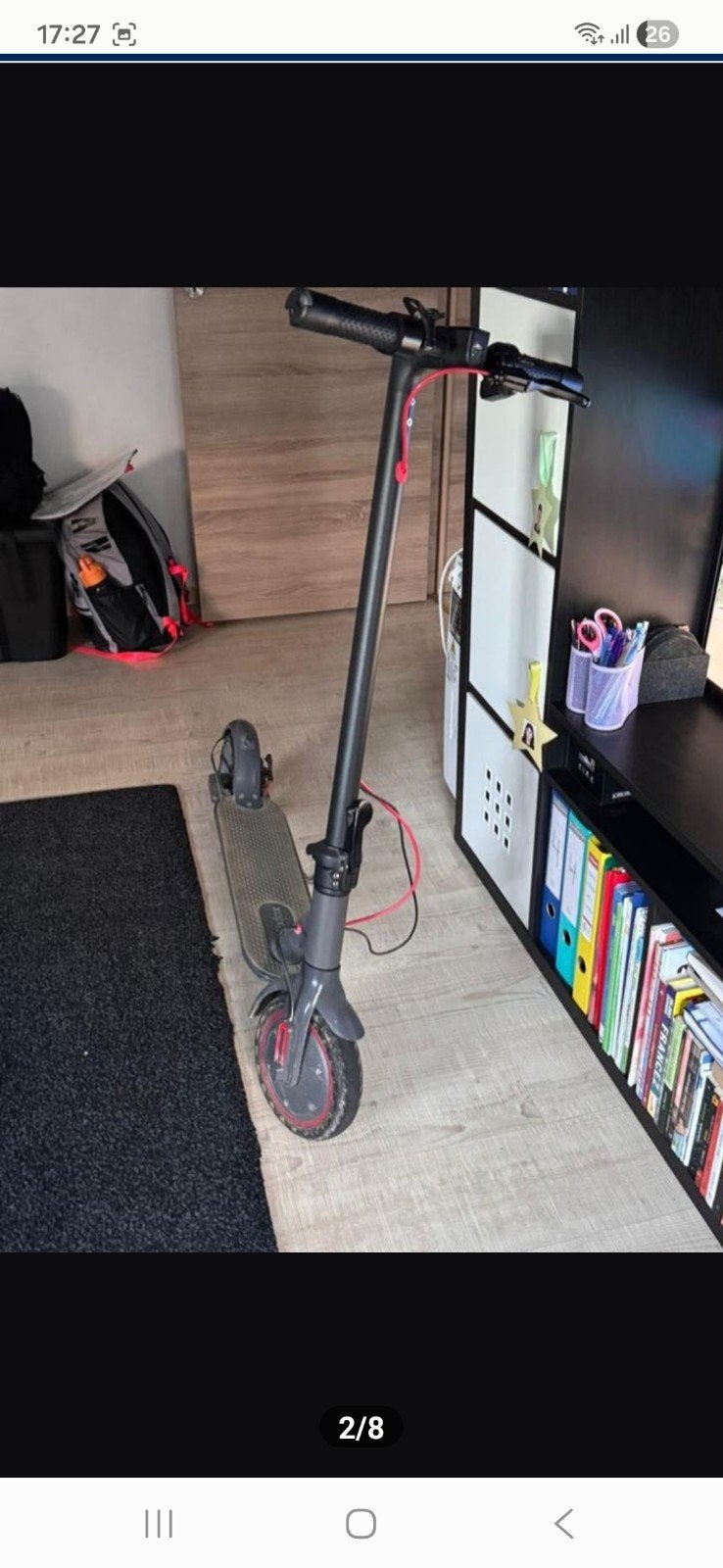 Trotinette electric, Ophalen