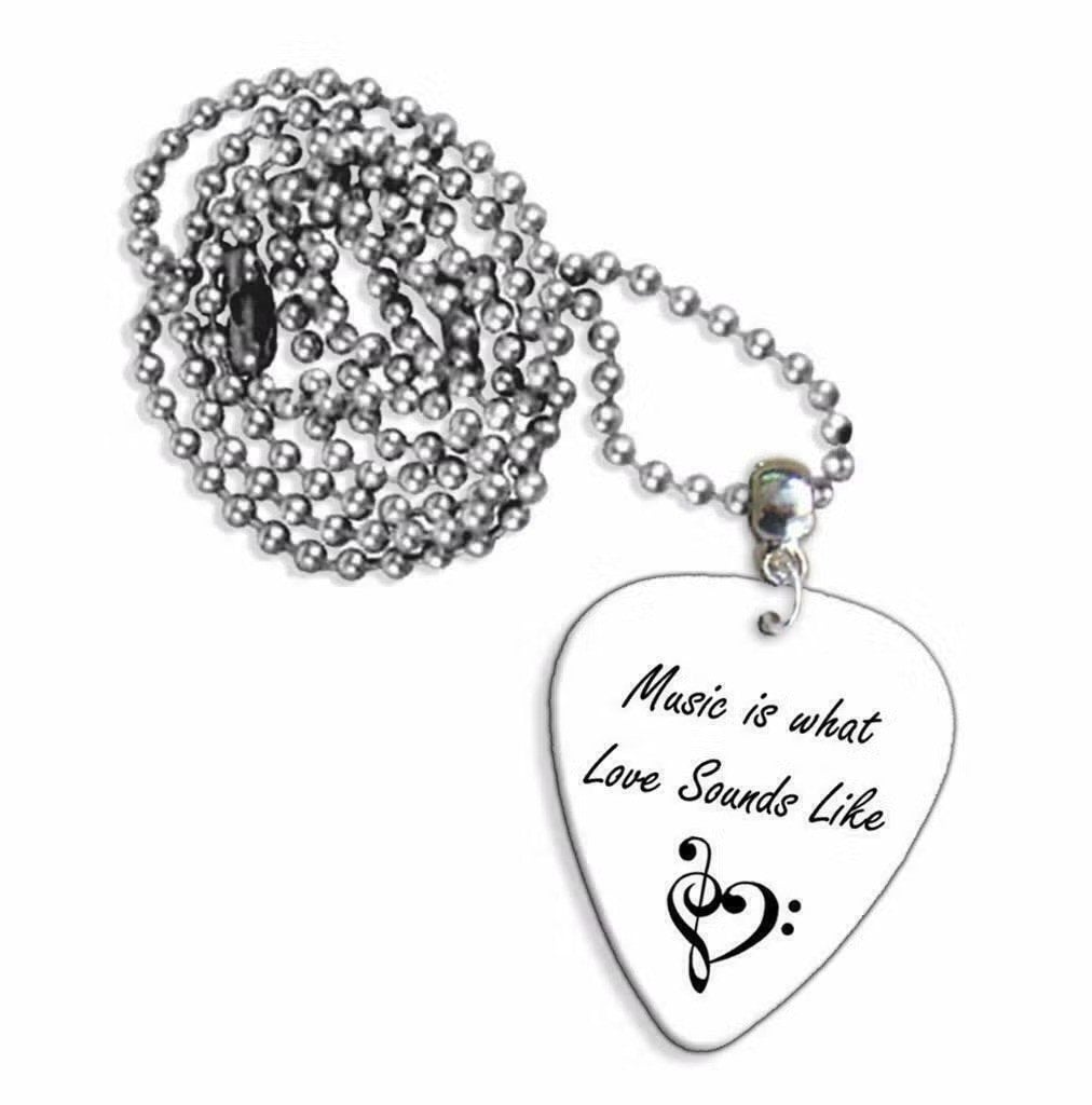 Plectrum ketting keychain van Music Is What Love Sounds Like, Ophalen of Verzenden, Nieuw