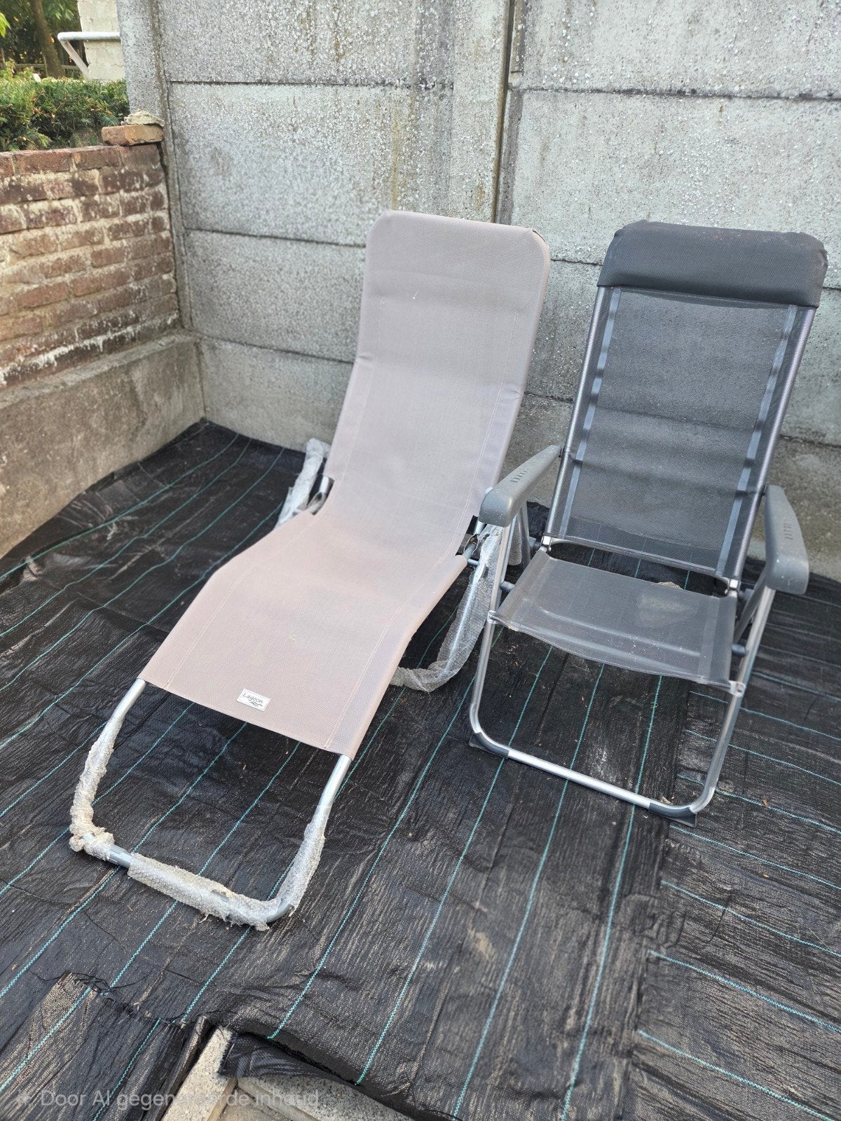 tuinstoelen, Ophalen