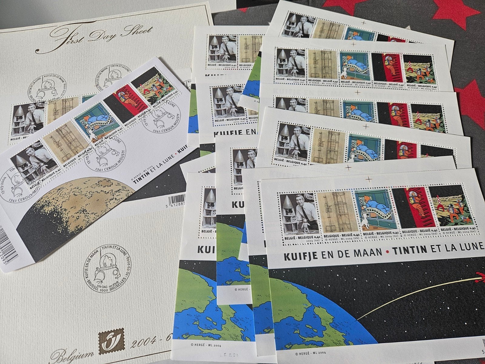 Tampons Tintin, Timbres & Monnaies, Timbres | Europe | Belgique, Enlèvement ou Envoi, Neuf