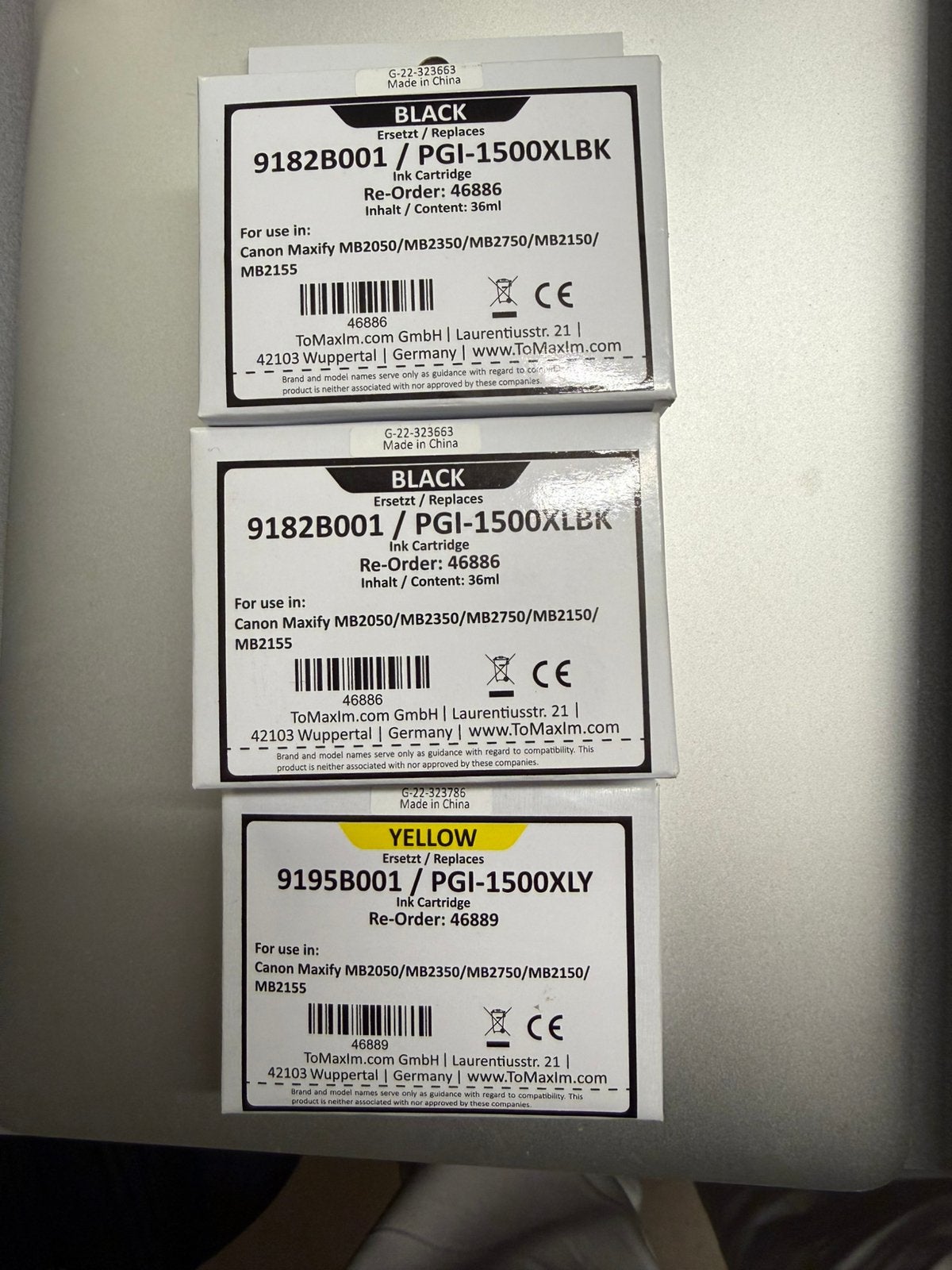 Inktpatronen voor Canon Maxify printer, Enlèvement, Neuf, Toner