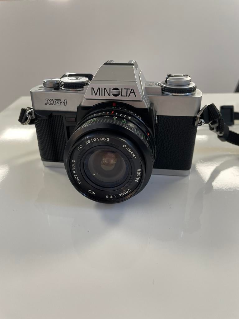 Minolta XG-1 analoge camera, Audio, Tv en Foto, Fotocamera's Analoog, Ophalen of Verzenden, Gebruikt, Spiegelreflex, Minolta