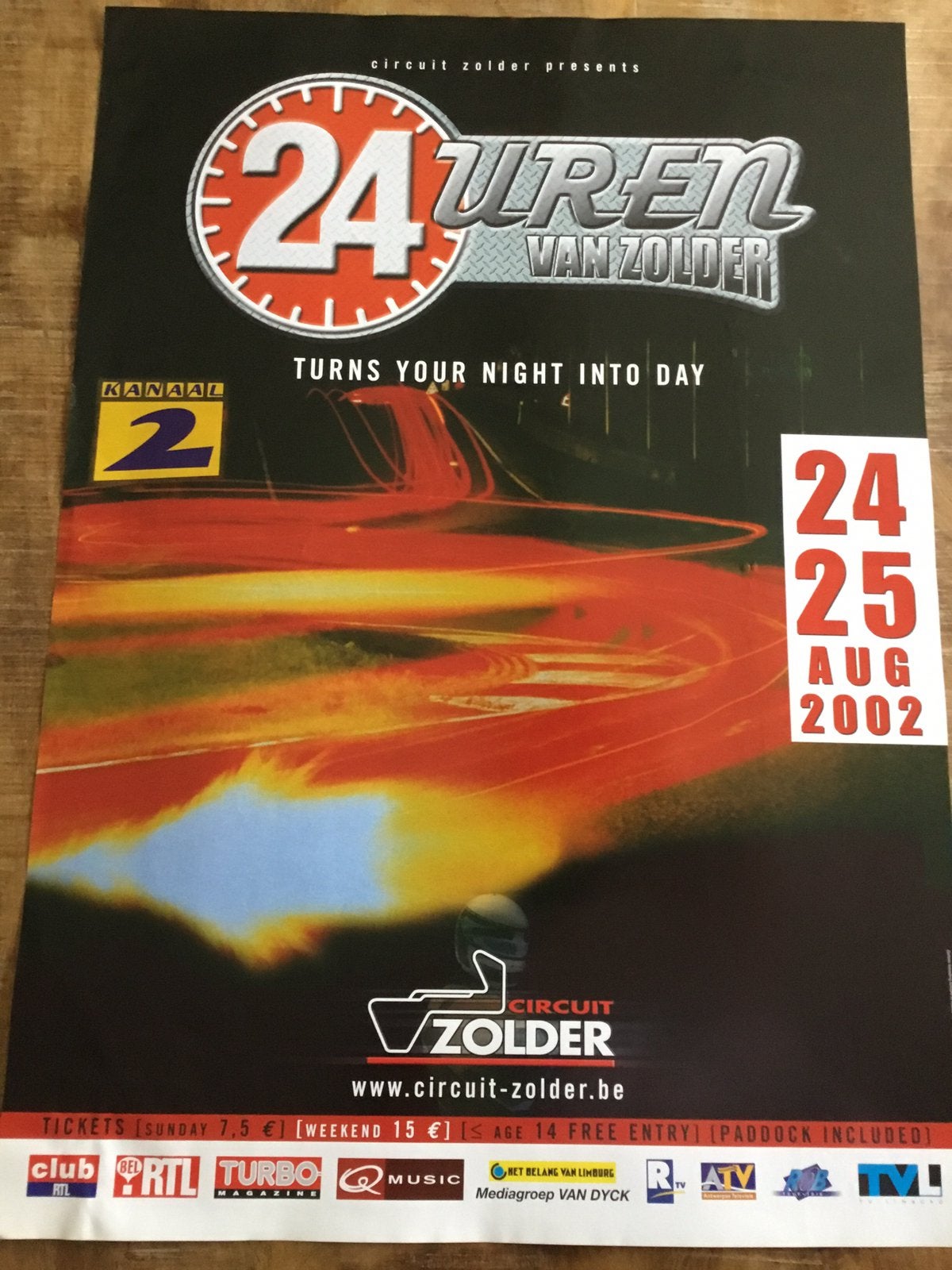 Affiche Les 24 heures du grenier 2002, Enlèvement ou Envoi, Comme neuf
