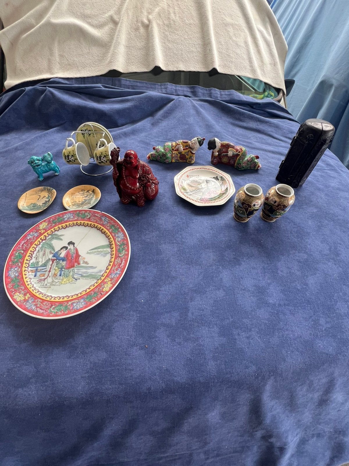 Lot de statues et d'enseignes chinoises, Enlèvement, Comme neuf, Image, Bouddhisme