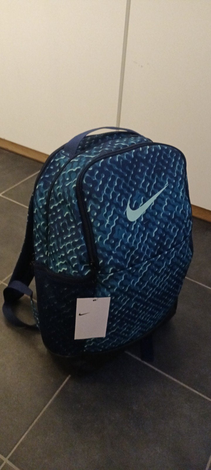 Nieuwe Nike Brasilia 9.5 rugzak Blue Void/Black/Mint Foam, Ophalen of Verzenden