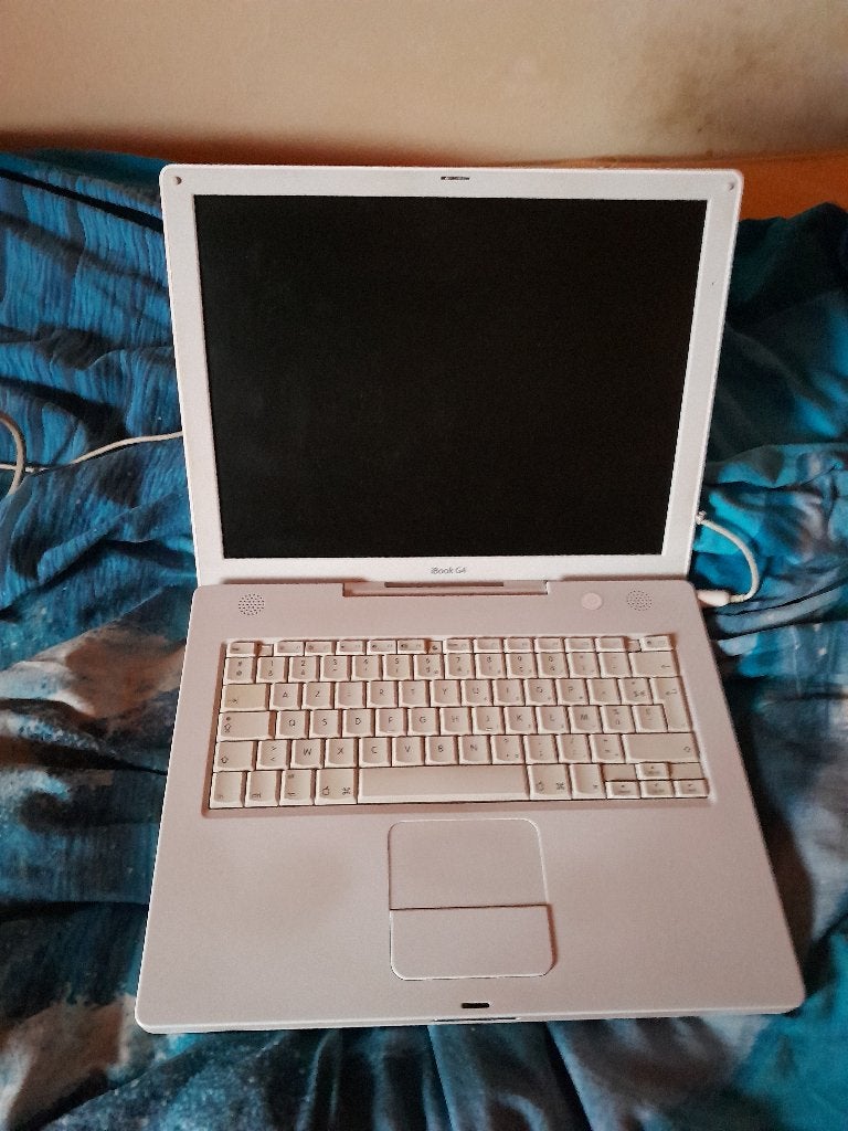 laptop ibook G4, 8 GB, Moins de 2 Ghz, Ne fonctionne pas, Azerty