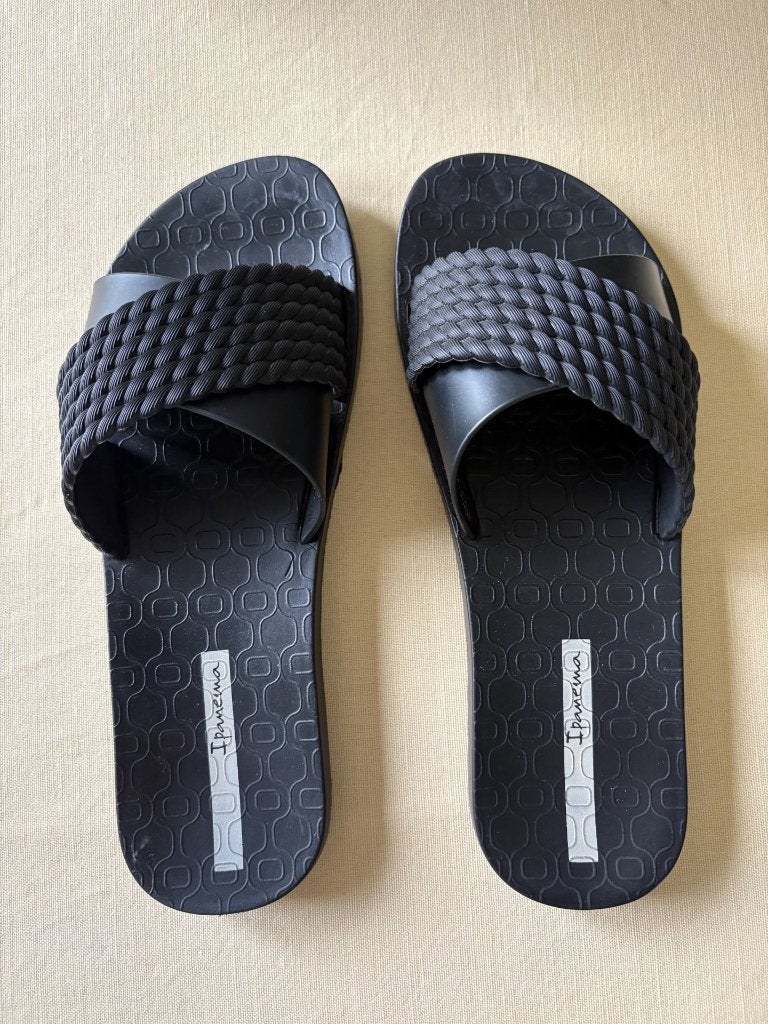 slippers Ipanema, Zwart, Ipanema, Gedragen, Ophalen