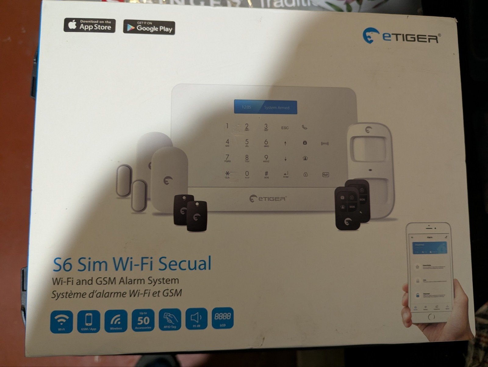 Alarm systeem eTiger S6 Sim Wi-Fi Secual.

Dit, Ophalen of Verzenden