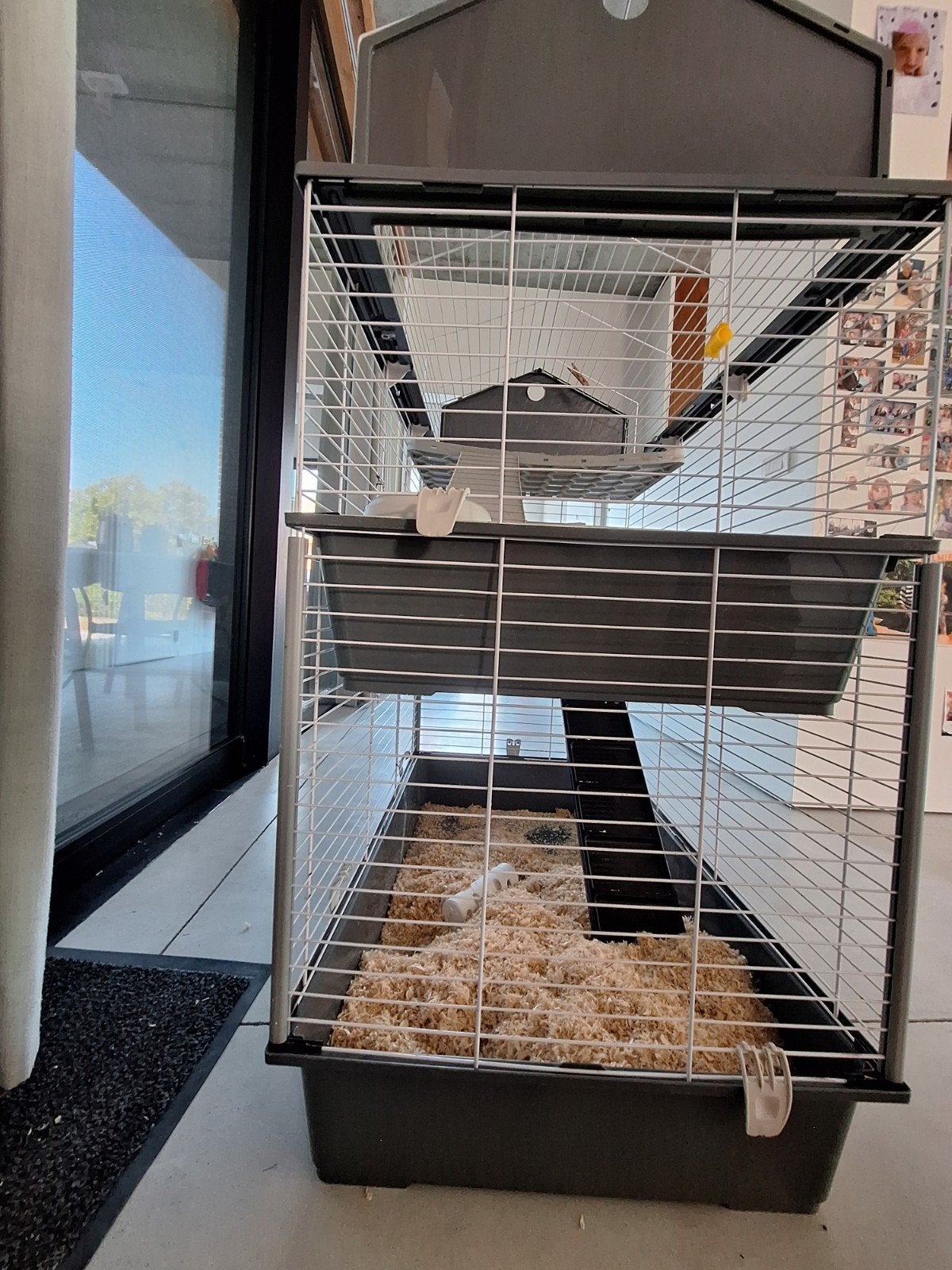 konijnenhok, Dieren en Toebehoren, Knaagdieren en Konijnen | Hokken en Kooien, Ophalen, Gebruikt, 90 cm of meer, Cavia