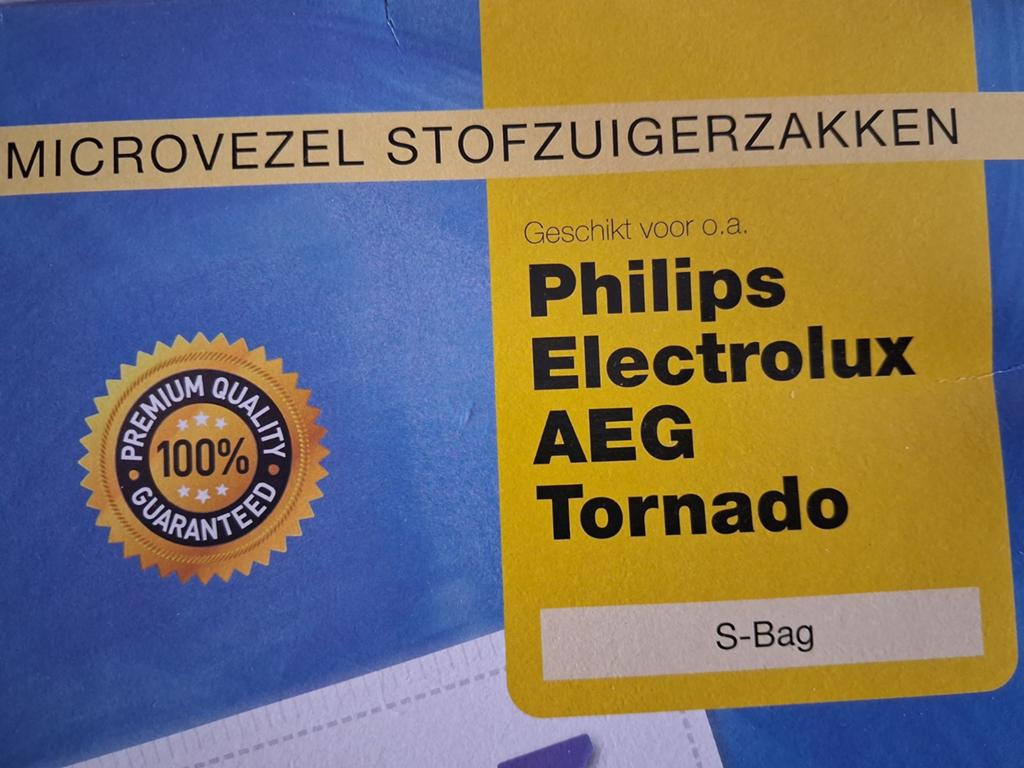 Stofzuigerzakken S-bag 5 stuks + 1 filter nieuwe staat, Stofzak, Verzenden, Philips, Overige typen