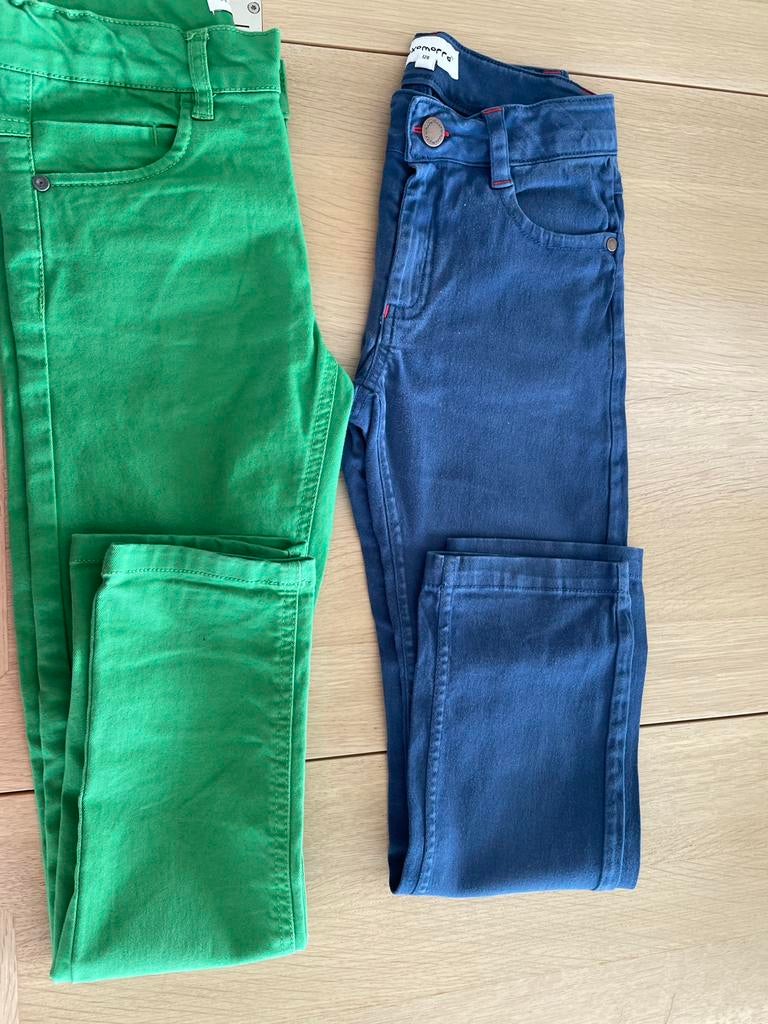 Name-it jeans 134 (7) - Maxomorra jeans 128 (8), Enlèvement, Neuf, Garçon ou Fille, Pantalon