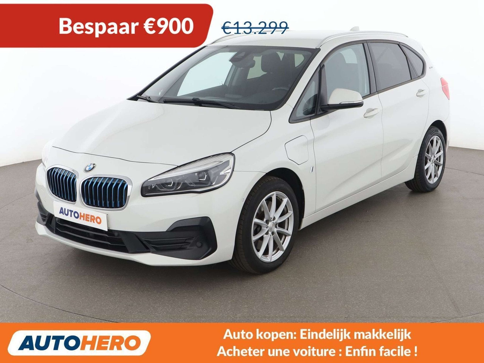 BMW 2 Serie 225 225xe Active Tourer Advantage (bj 2018), Auto's, Stof, Gebruikt, Wit, 2 Reeks Active Tourer