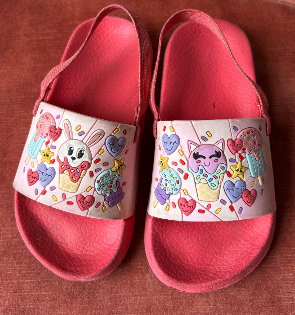Slippers met rekker maat 26, Ophalen, Gebruikt, Meisje, Overige typen