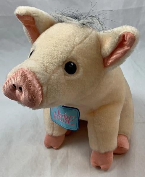 Playskool Babe le cochon en peluche vintage (film des années, Overige karakters, Comme neuf, Moyen (20 à 80 cm), Autres types