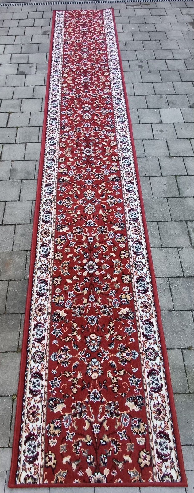 FLYCARPETS LOPER LAAGPOLIG 4,50 M X 0,80 M, Ophalen, Rood
