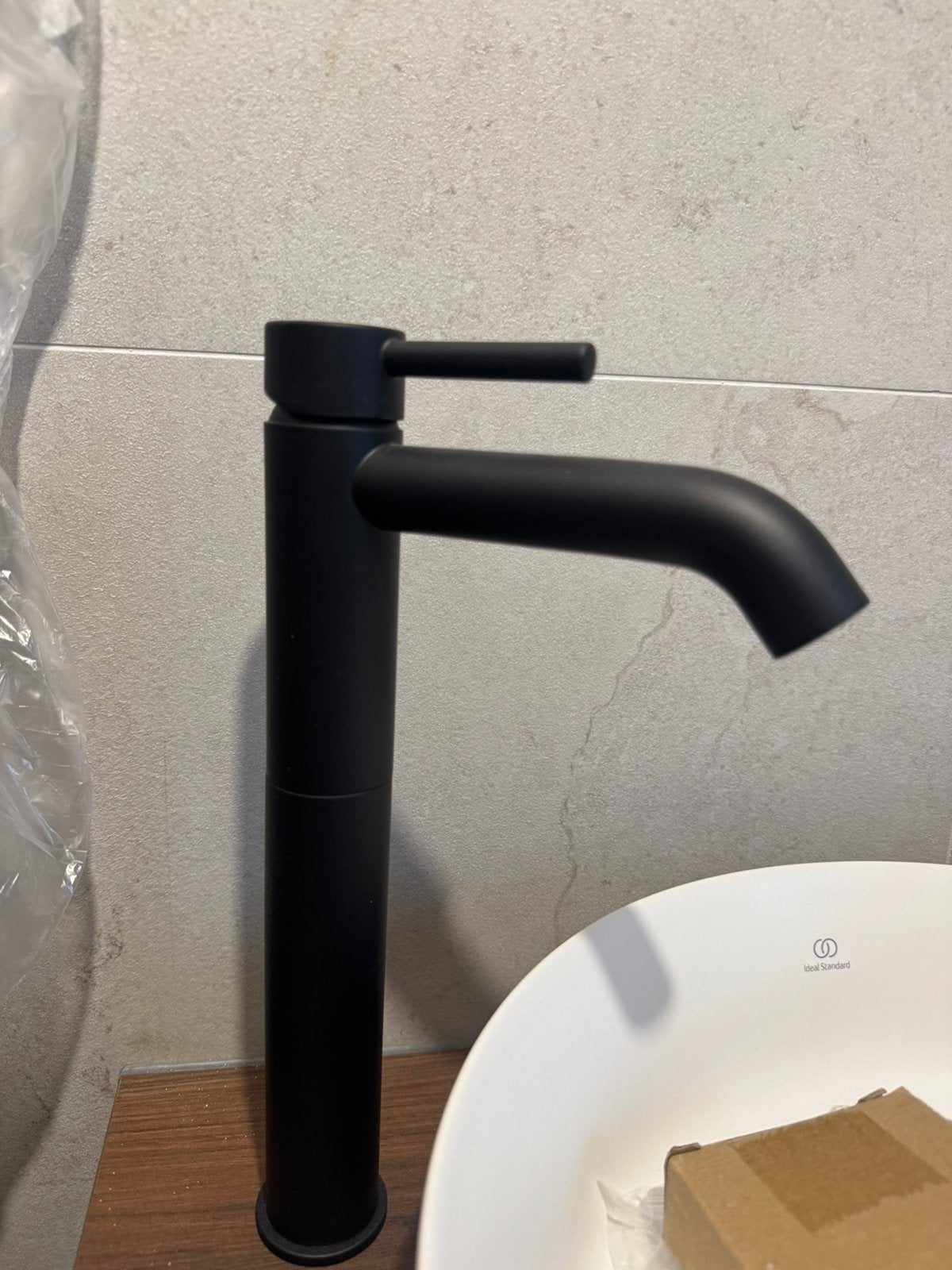 Mitigeur de lavabo rehaussé noir mat IDÉALSTANDARD ÉTAT NEUF, Bricolage & Construction, Sanitaire, Enlèvement, Neuf, Robinet