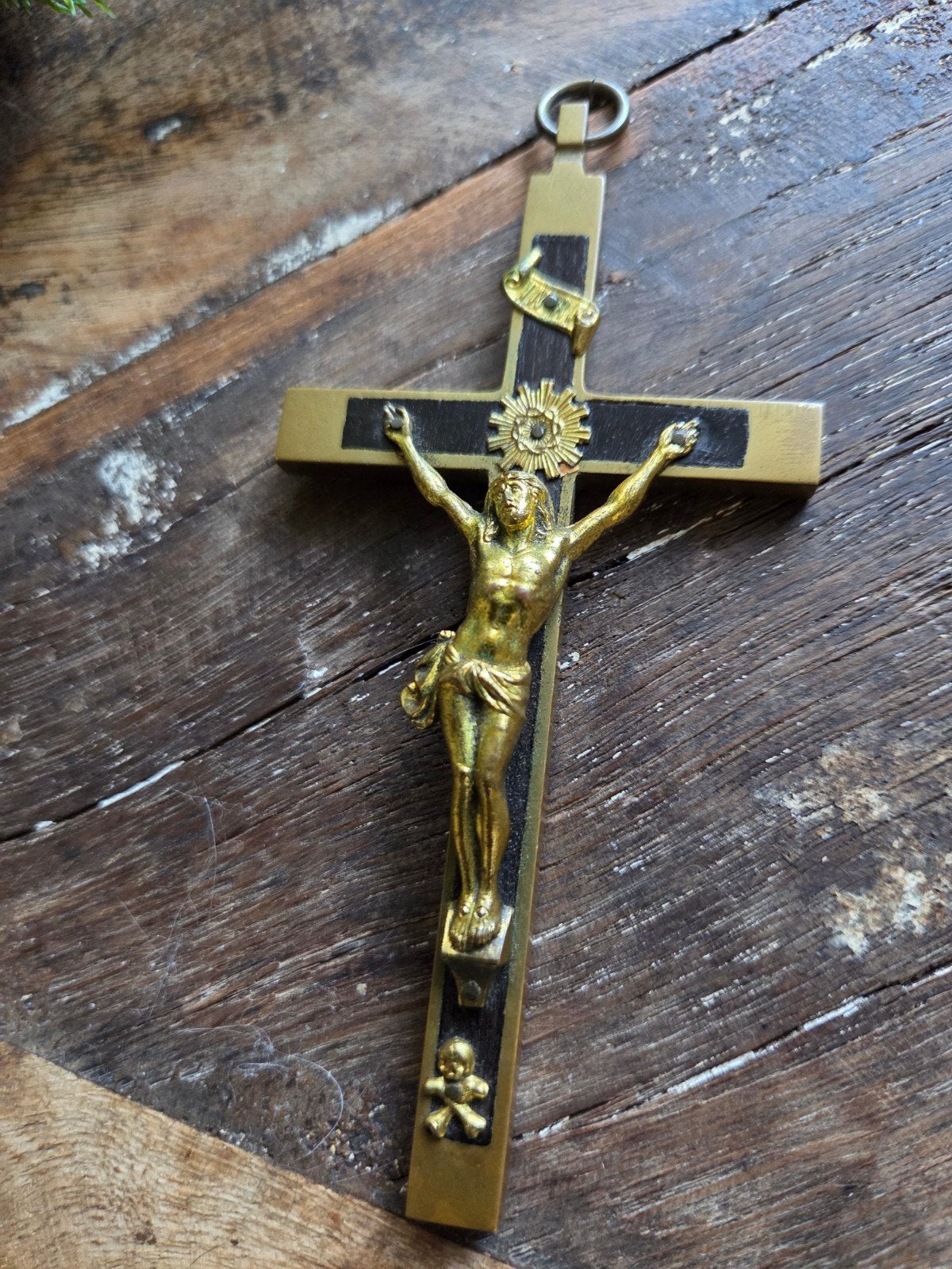 Magnifique crucifix ancien, Enlèvement ou Envoi, Comme neuf, Bijoux, Christianisme | Catholique