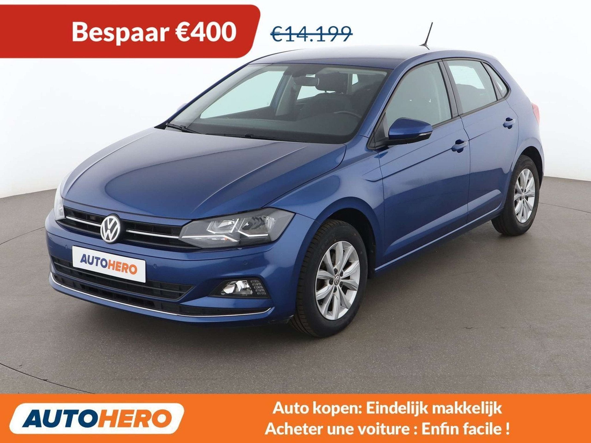 Volkswagen Polo 1.0 TSI Highline, Autos, https://public.car-pass.be/vhr/30599ba7-f6d2-4482-8c60-bd2ddc1fa852, Achat, Euro 6, Anti démarrage