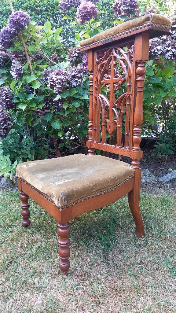 Chaise de prière de style Gothique, Antiquités & Art, Enlèvement