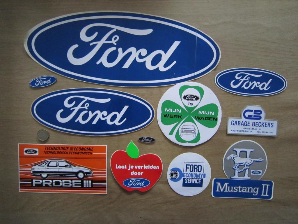 Retro/vintage sticker - Automerk FORD, Ophalen of Verzenden, Zo goed als nieuw, Auto of Motor