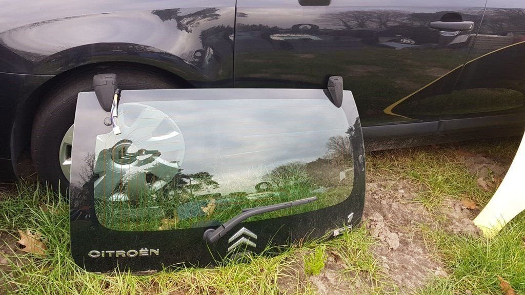 Citroën C1 achterklep Kofferklep Glas, Gebruikt, -, Ophalen of Verzenden, Achter