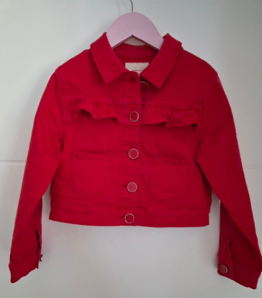 Magnifique petite veste en jean Catimini fille - Comme neuve, Catimini, Pull ou Veste, Comme neuf, Enlèvement