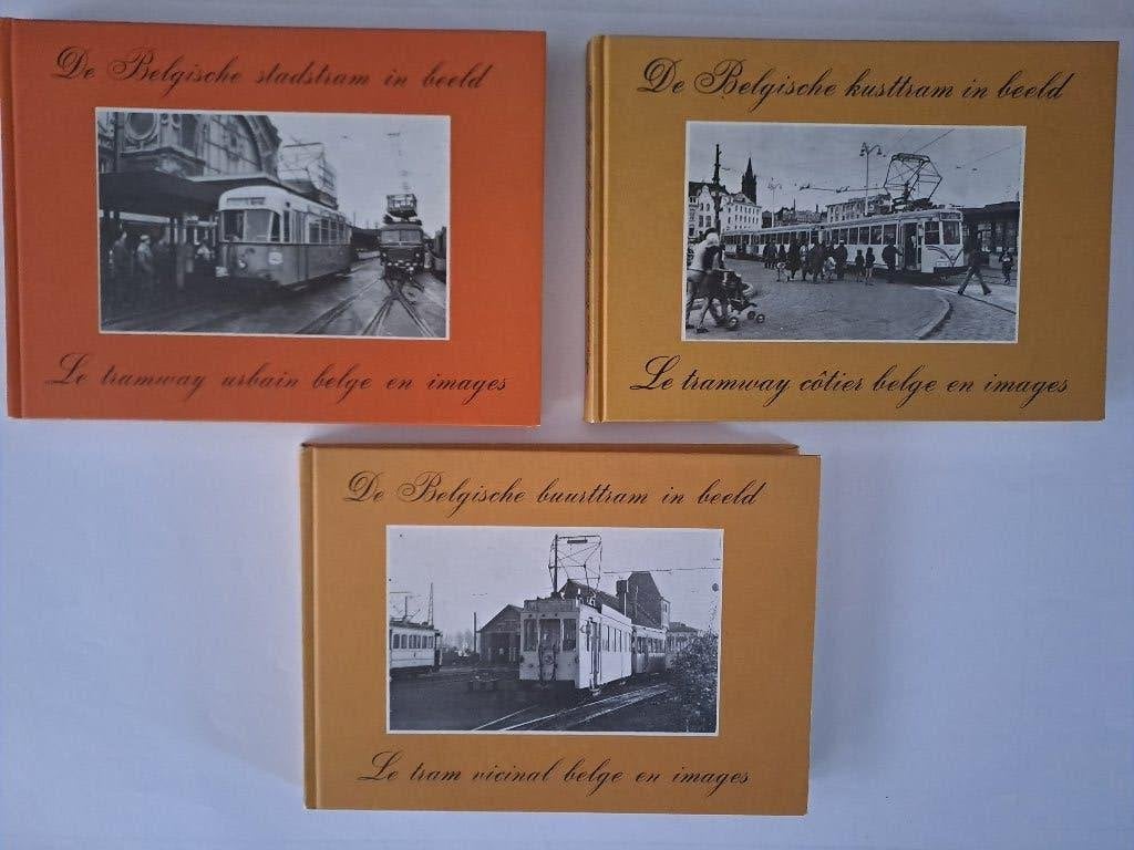 Le tramway urbain belge, cotier belge, vicinal en images., Enlèvement, Utilisé, Tram, Livre ou Revue