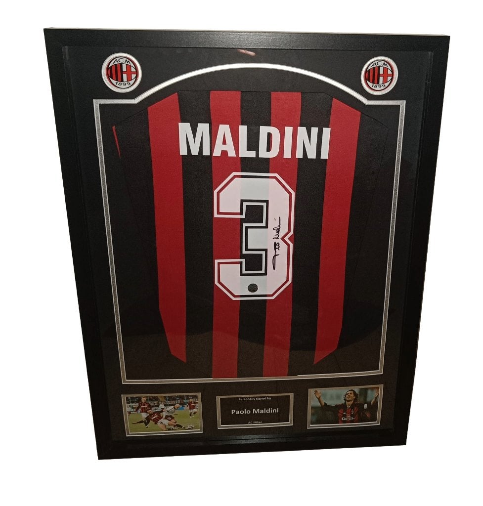 Chemise signée Maldini - Milan - avec certificat, Envoi, Neuf, Maillot