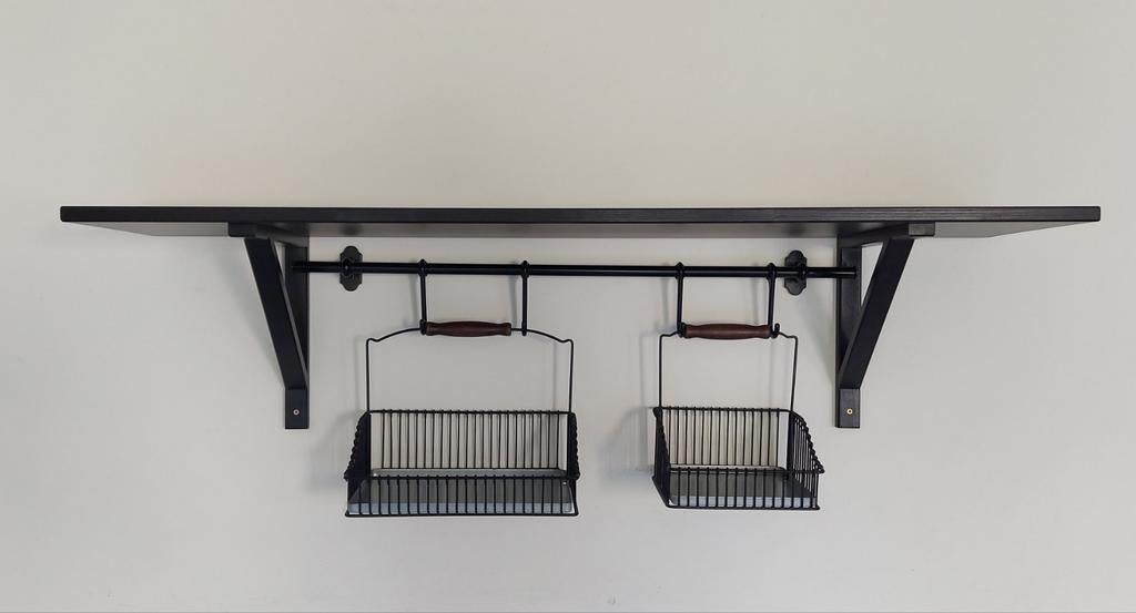 Wandrek Ikea met mandjes, Ophalen