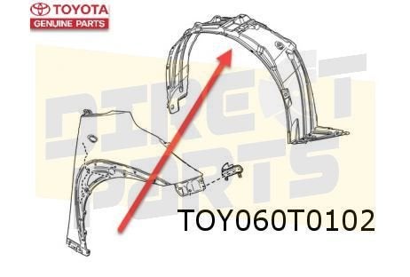 Toyota Aygo X 12/25- (B70) modderkuip Rechts Origineel! 5387, -, Verzenden, -, Nieuw