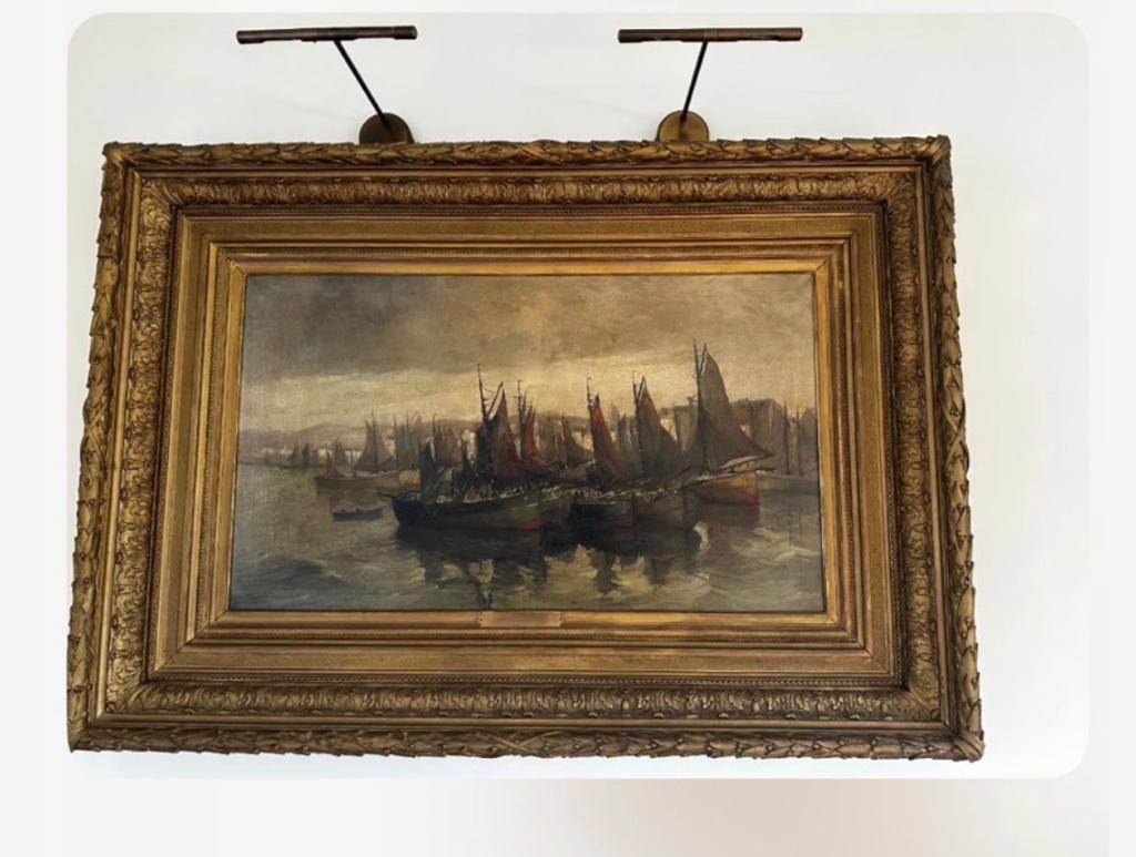 Schilderij Port de Boulogne, Ophalen