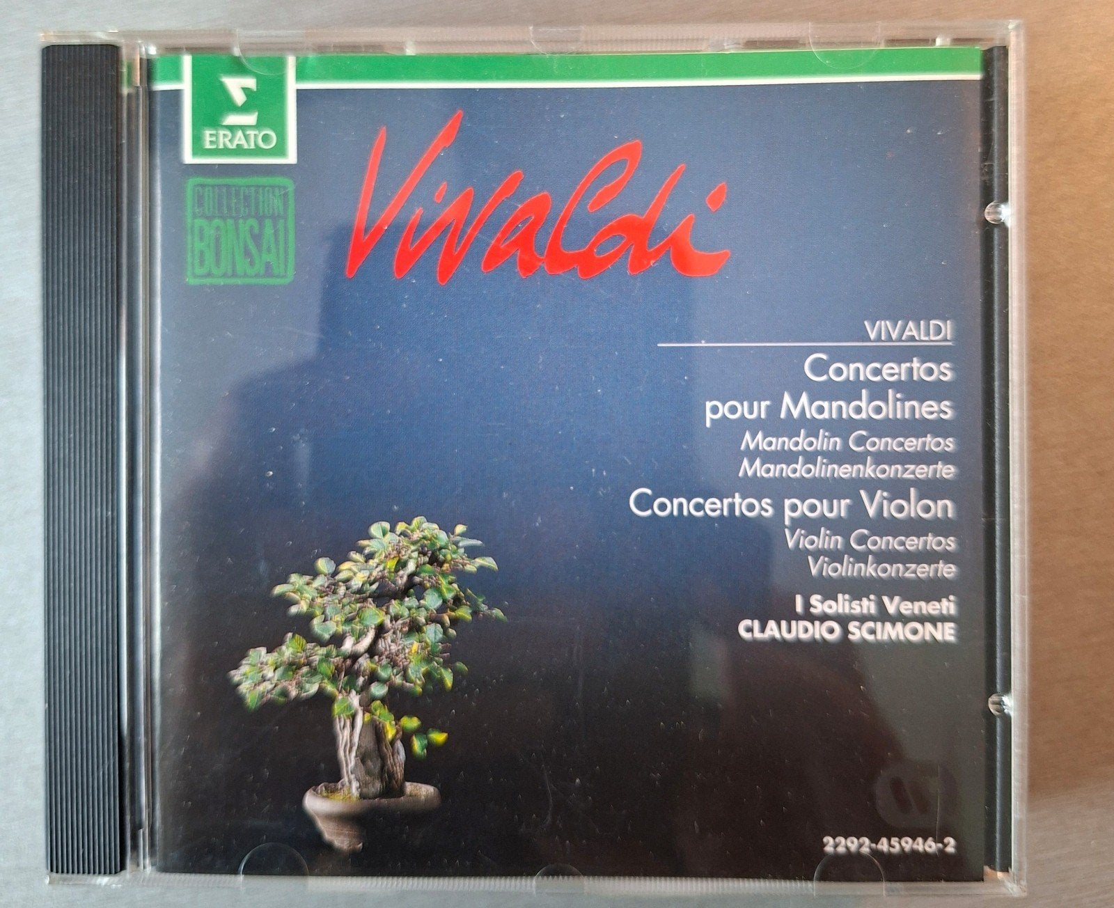 CD. Vivaldi. Concertos pour mandolines (Erato)., CD & DVD, CD | Classique, Vivaldi, Enlèvement ou Envoi