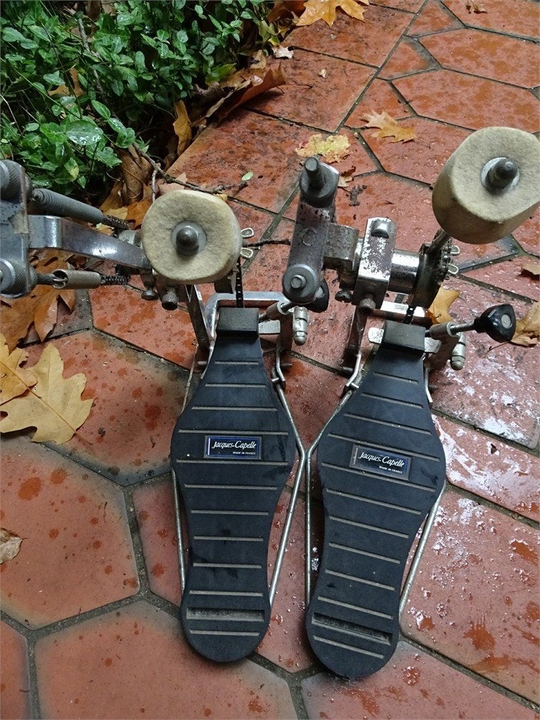 Basdrum pedalen Jacques Capelle, Ophalen, Gebruikt