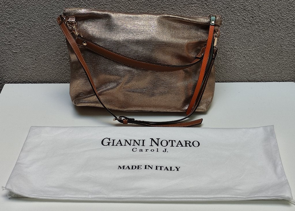 Gianni Notaro crossbody-/schoudertas 36(B) x26(H) x10(D) cm, Overige merken, Overige kleuren, Nieuw, Ophalen of Verzenden