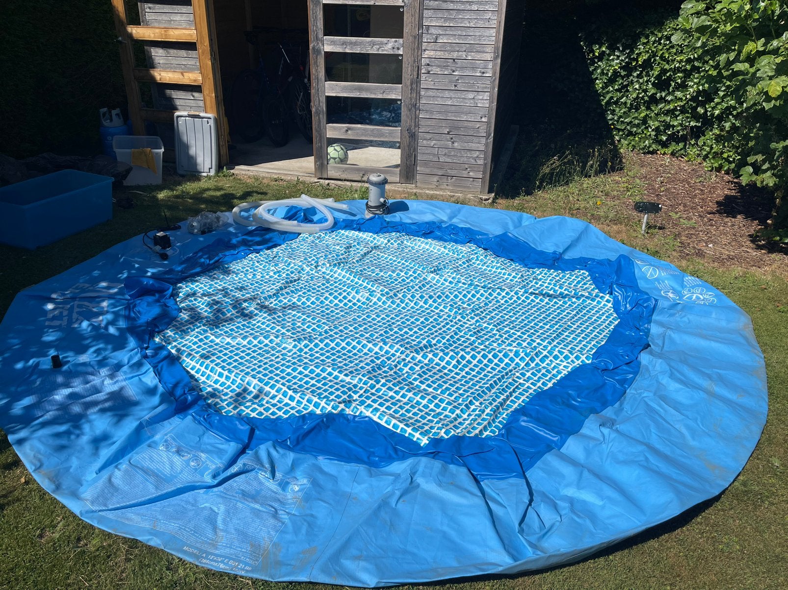 Piscine autoportante Intex 366*76cm, Jardin & Terrasse, Piscines, 200 à 400 cm, Rond, Enlèvement, Utilisé