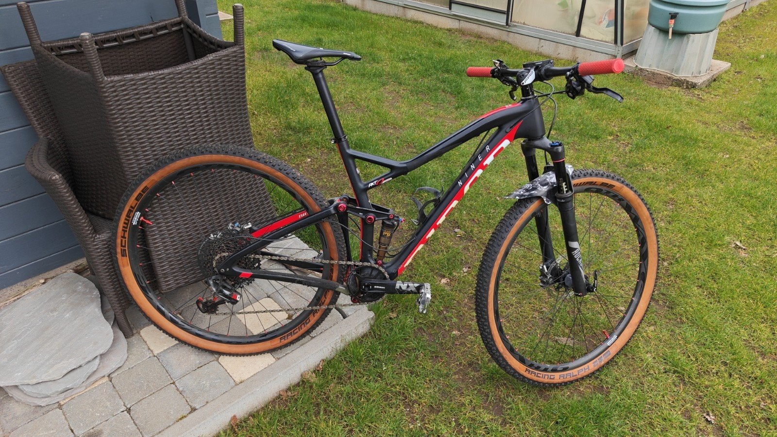 NINER RKT RDO carbon, Fietsen en Brommers, Gebruikt, Fully, Schijfrem, Ophalen