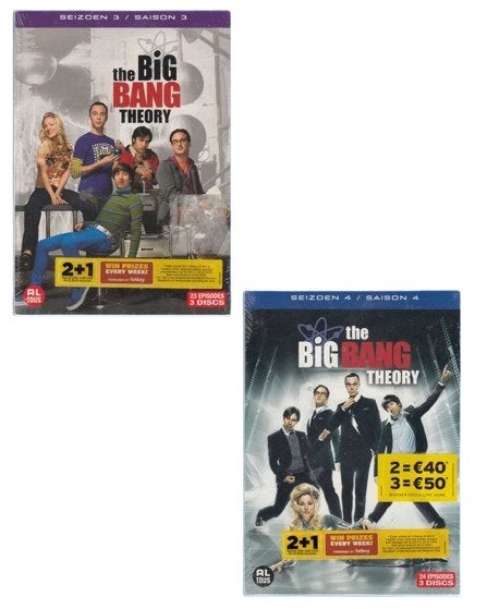 Lot Coffrets DVD The Big Bang Theory : Saisons 3 et 4, Enlèvement ou Envoi, Neuf, dans son emballage