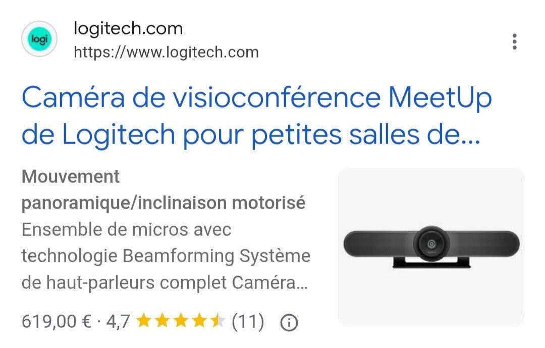 camera logitec visioconférence neuve, Informatique & Logiciels, Enlèvement, Neuf, Sans fil, Logitec Meetup