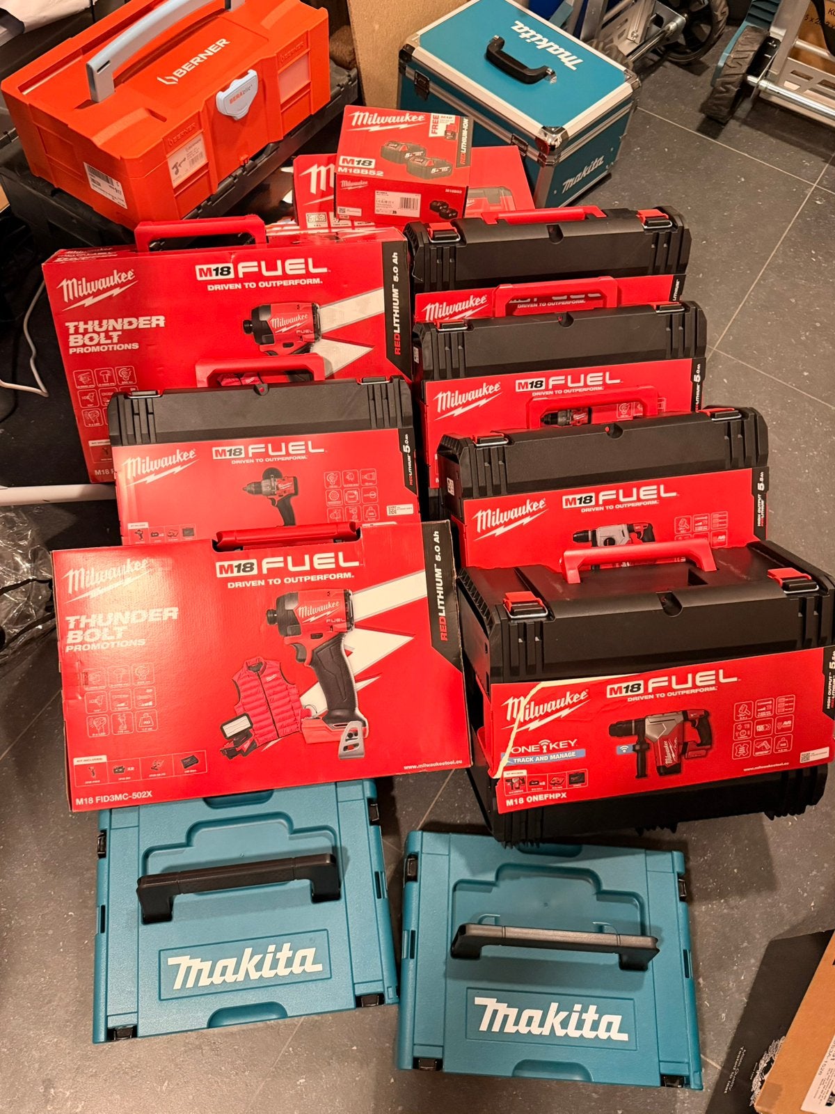 Milwaukee M18 FUEL & Makita – NIEUW – Grote partij, Ophalen of Verzenden, Nieuw