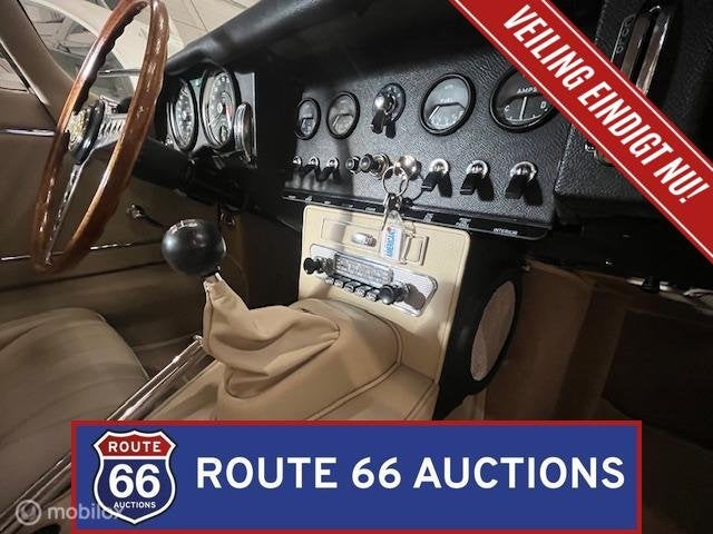 Jaguar E-Type Series 1 | 1966 | Route 66 Auctions, Zwart, Bedrijf, Handgeschakeld, Overige carrosserie