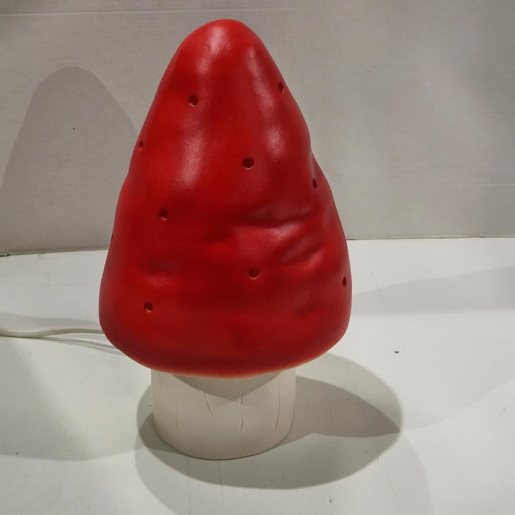 Een rode paddenstoel kinderlamp van het Duitse merk Heico, Ophalen of Verzenden
