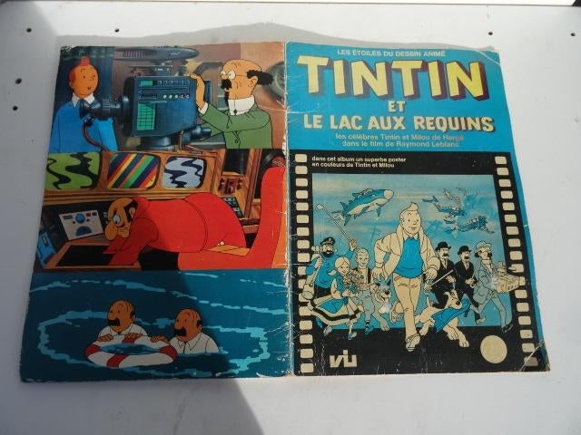 Album de chromo vignettes :TINTIN et le lac aux requins, Livres, Enlèvement ou Envoi