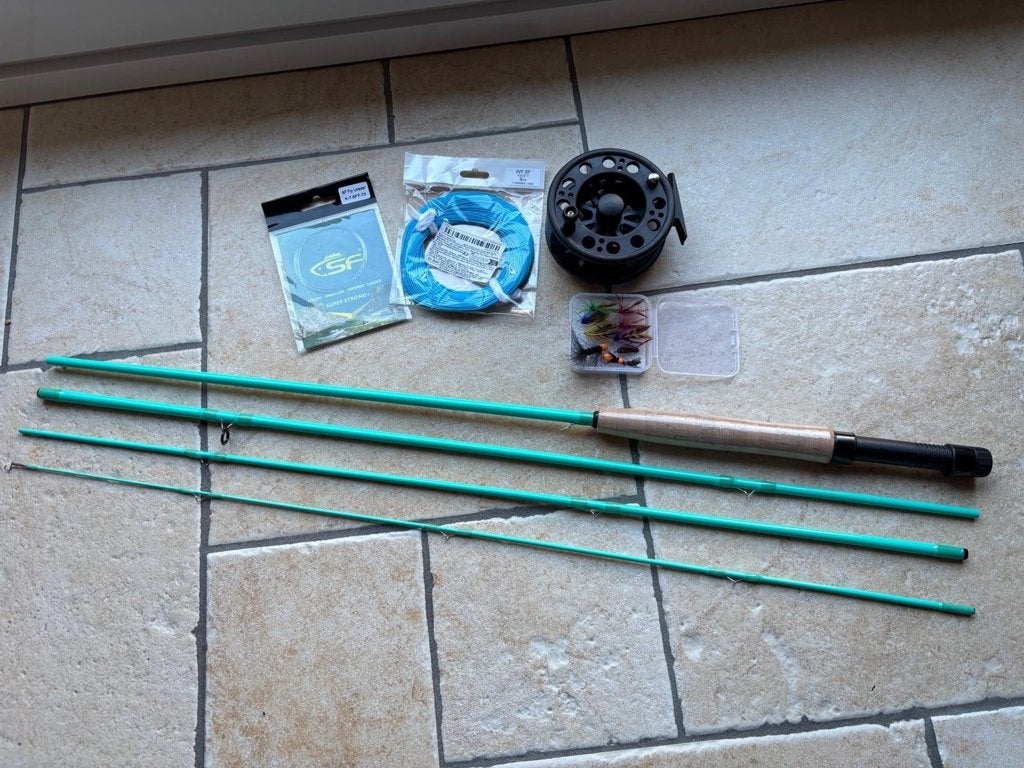 Startset om te vliegvissen, Ophalen of Verzenden, Nieuw, Complete set
