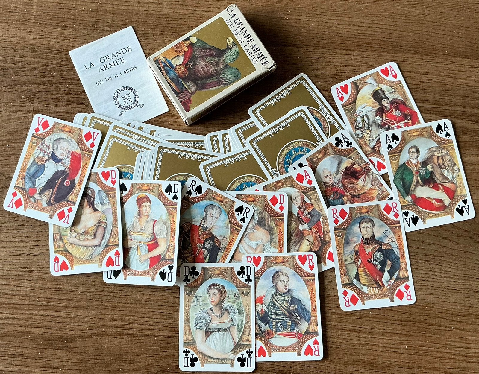 Ancien jeu de cartes LA GRANDE ARMÉE, Enlèvement ou Envoi, Comme neuf, Carte(s) à jouer
