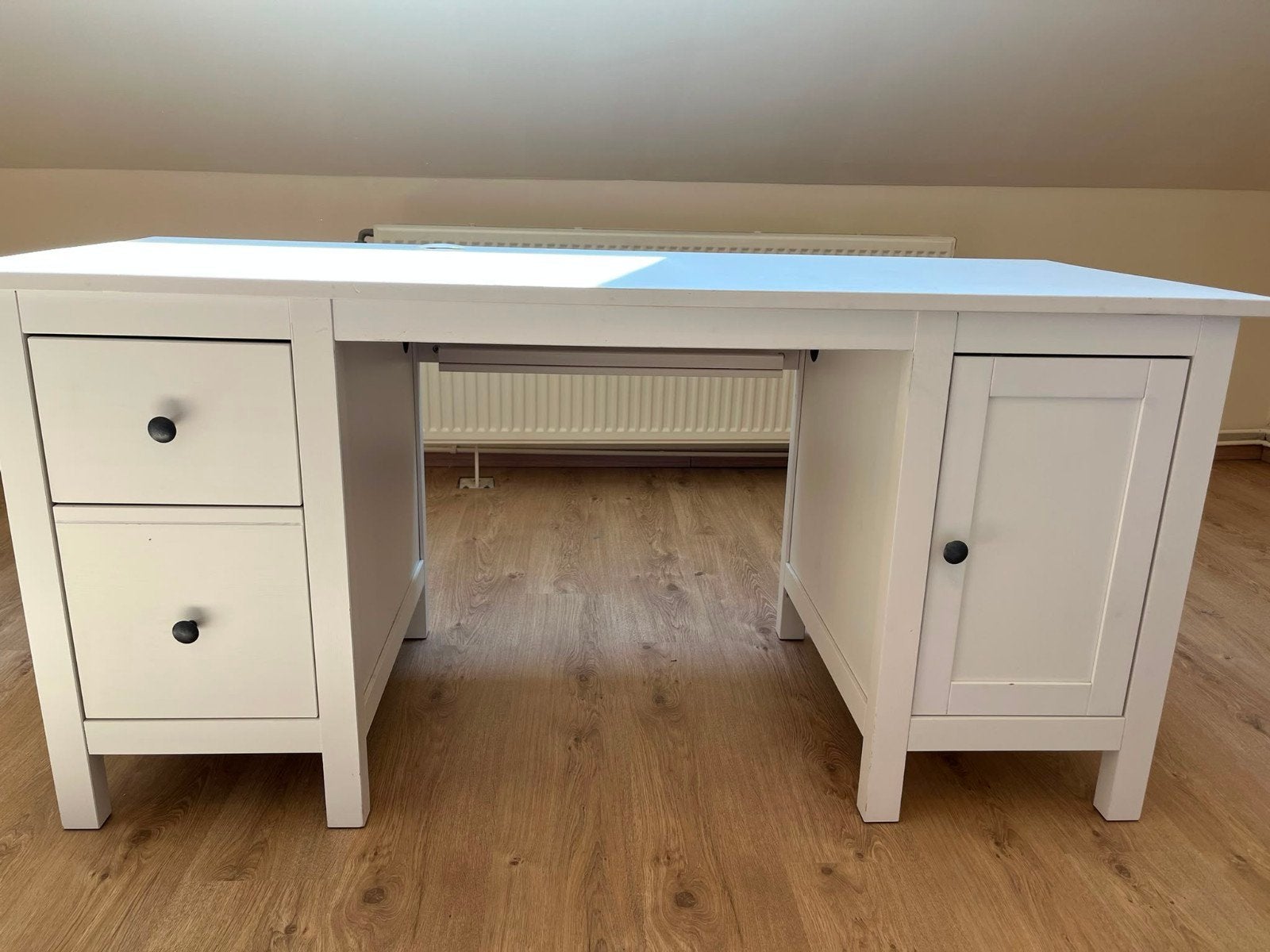 bureau Ikea HEMNES wit, heel goede staat, Scandinave, 160 cm, 65 cm, Comme neuf