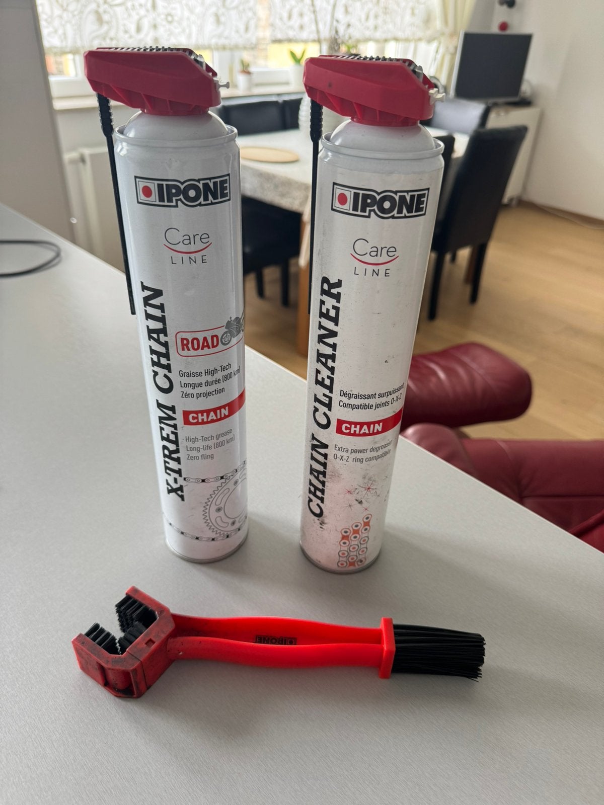 Kit Nettoyage et Graissage Chaine IPone, Enlèvement