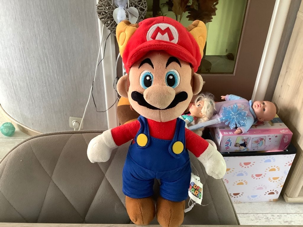 Personnage en peluche Supermario (33 cm), Enlèvement ou Envoi, Comme neuf, Super Mario, Autres types