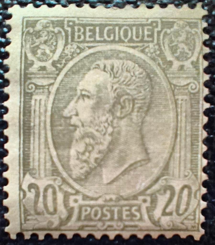 Leopold 2 ongestempeld, Postzegels en Munten, Postzegels | Europa | België, Ophalen of Verzenden